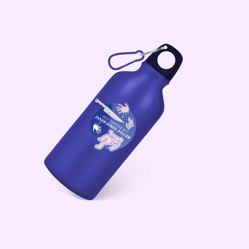 Serial Killer Sticker, True Crime Junkie Water Bottle Sticker, Gifts Anti-Social People, Dark Comedy Gifts